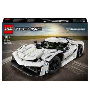 LEGO Technic 42184 Hypercar Koenigsegg Jesko Absolut Bianca, Macc...