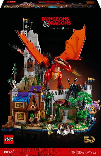 LEGO Ideas (21348). Dungeons & Dragons: Il racconto del Drago Rosso  LEGO 2024 | Libraccio.it