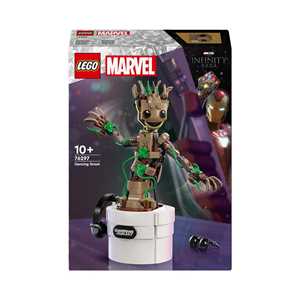 LEGO Marvel 76297 Groot Ballerino, Personaggio Giocattolo con Fun...