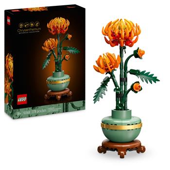 LEGO Icons 10368 Crisantemo, Fiore Finto da Costruire per Adulti, Regalo Creativo di Compleanno per Donna, Uomo, Lei o Lui  LEGO 2024 | Libraccio.it