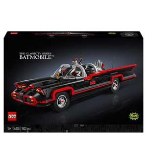 LEGO DC 76328 Batman: Batmobile Classic TV Series, Kit Modellismo...