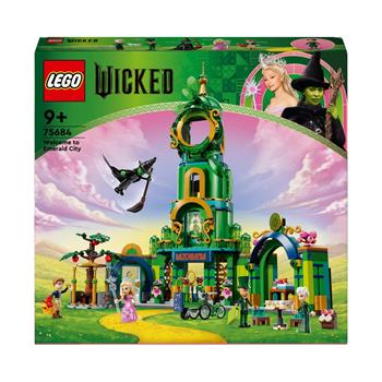 LEGO Wicked 75684 Benvenuti nella Citt&#224; di Smeraldo, Gioco da Collezione per Bambini 9+ con Torre Giocattolo e 5 Personaggi  LEGO 2024 | Libraccio.it