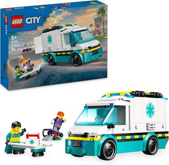 LEGO City Great Vehicles (60451). Ambulanza di emergenza  LEGO 2025 | Libraccio.it