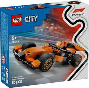 LEGO City Formula 1 60442 Pilota e monoposto McLaren F1
