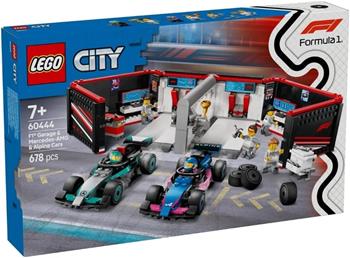 LEGO City Formula 1 60444 Garage con monoposto Mercedes-AMG e Alpine F1  LEGO 2024 | Libraccio.it