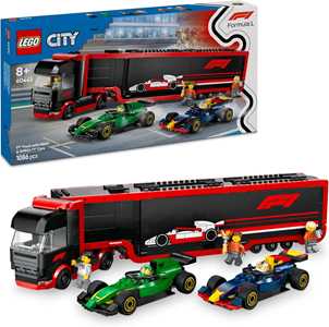 LEGO City Formula 1 60445 Lego Autotrasportatore F1® con mon...