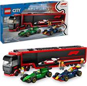 LEGO City Formula 1 60445 Lego Autotrasportatore F1&#174; con monoposto RB20 e AMR24 F1