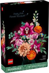 LEGO Botanicals (10342). Bouquet di fiori rosa