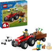 LEGO City Great Vehicles (60461). Trattore agricolo rosso con rimorchio e pecore