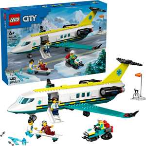 LEGO City (60465). Big Vehicles Aereo ambulanza di emergenza