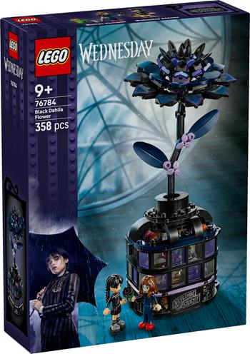 LEGO Wednesday (76784). Fiore di dalia nero  LEGO 2025 | Libraccio.it