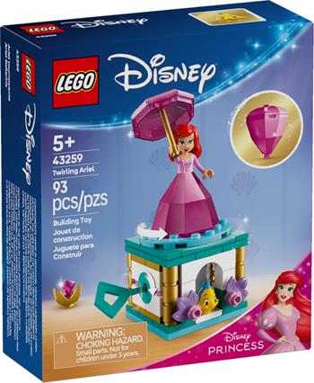 LEGO | Disney Princess 43259 Ariel Ballerina, Giochi da Principesse per Bambine 5+ con Supporto Girevole per Mini Bambolina  LEGO 2025 | Libraccio.it