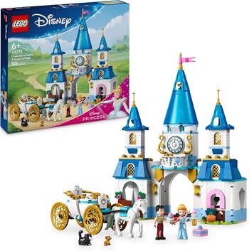 LEGO Disney Princess (43275). Castello e carrozza di Cenerentola  LEGO 2025 | Libraccio.it