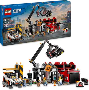 LEGO My City (60472). Sfasciacarrozze con auto  LEGO 2025 | Libraccio.it
