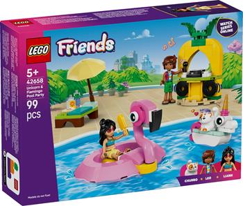 LEGO Friends (42658). Pool Party con unicorno e fenicottero  LEGO 2025 | Libraccio.it