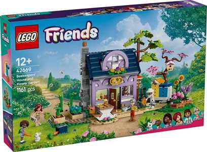 LEGO Friends (42669). Casa degli apicoltori e giardino fiorito