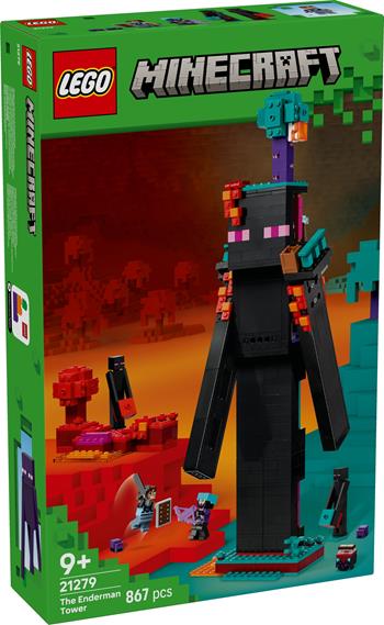LEGO Minecraft (21279). La Torre dell&#146;Enderman  LEGO 2025 | Libraccio.it