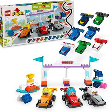 LEGO DUPLO Town 10445 Auto da corsa e piloti Team F1  LEGO 2024 | Libraccio.it