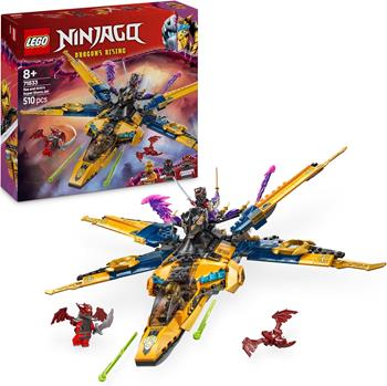 LEGO Ninjago (71833). Jet Super Storm di Ras e Arin  LEGO 2025 | Libraccio.it
