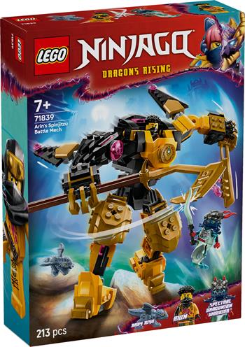 LEGO Ninjago (71839). Battle Mech Spinjitzu di Arin  LEGO 2025 | Libraccio.it