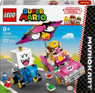 LEGO Super Mario (72038). Mario Kart Wario e Re Boo