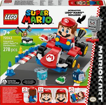 LEGO Super Mario (72043). Mario Kart&#153; &#150; LEGO&#174; Mario&#153; interattivo e Kart standard  LEGO 2025 | Libraccio.it