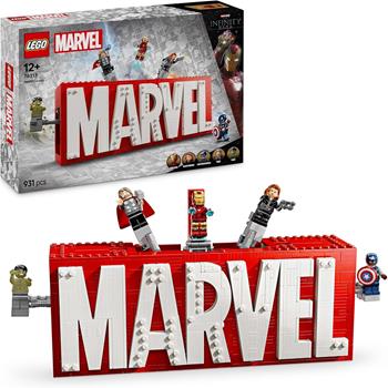 LEGO Super Heroes Marvel 76313 Logo e Minifigure MARVEL  LEGO 2024 | Libraccio.it
