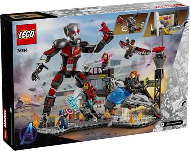 LEGO Marvel 76314 Azione di Battaglia Captain America: Civil War,...