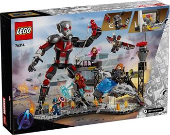 LEGO Marvel 76314 Azione di Battaglia Captain America: Civil War, 8 Minifigure Avengers e Aereo Giocattolo Quinjet  LEGO 2025 | Libraccio.it