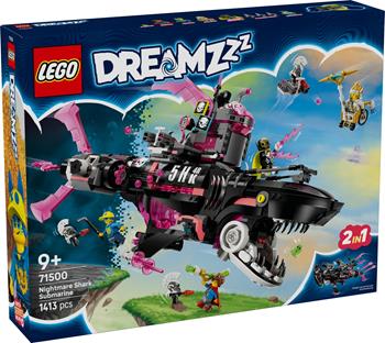 LEGO DREAMZzz (71500). Sottomarino-squalo Nighare  LEGO 2025 | Libraccio.it