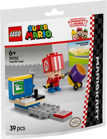 LEGO Recruitment Bags Mario Kart: Toad (pit stop)  LEGO 2025 | Libraccio.it