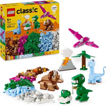 LEGO Classic (11041). Dinosauri creativi  LEGO 2025 | Libraccio.it