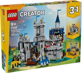 LEGO Creator (31168). Castello del cavaliere medievale  LEGO 2025 | Libraccio.it
