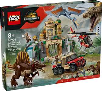 LEGO Jurassic World (76976). Missione aerea con Spinosauro e Quet...