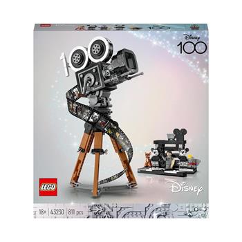 LEGO Disney 43230 Cinepresa Omaggio a Walt Disney 100° Anniversario con Minifigure di Topolino e Minnie Regali Donna e Uomo  LEGO 2024 | Libraccio.it