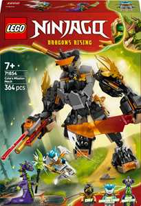 LEGO Ninjago (71854). Mech della missione di Cole e drago Zane
