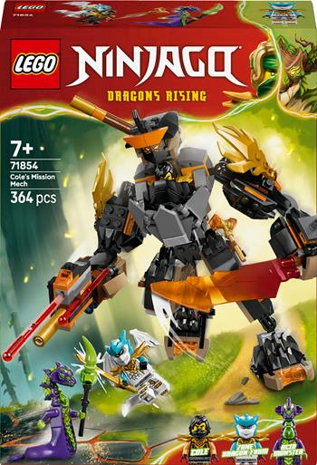 LEGO Ninjago (71854). Mech della missione di Cole e drago Zane  LEGO 2025 | Libraccio.it