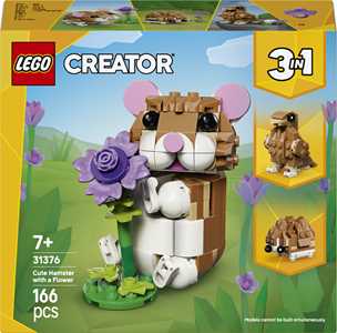 LEGO Creator (31376). Simpatico criceto con fiore