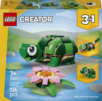 LEGO Creator (31377). Tartaruga con fiore di ninfea  LEGO 2026 | Libraccio.it
