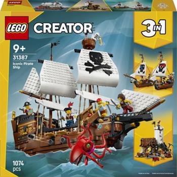 LEGO Creator (31387). Iconica nave da pirata  LEGO 2026 | Libraccio.it