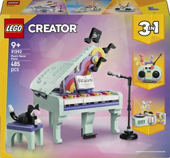 LEGO Creator (31392). Pianoforte decorativo con gatto  LEGO 2026 | Libraccio.it