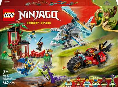 LEGO NINJAGO (71857). Battaglia alla casa sullalbero con ve...