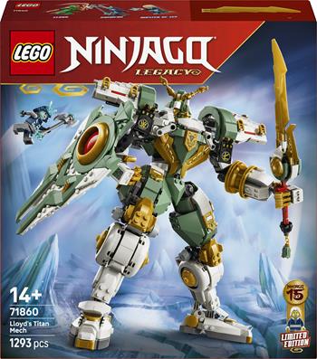 LEGO Ninjago (71860). Mech Titano di Lloyd - 15° anniversario  LEGO 2026 | Libraccio.it
