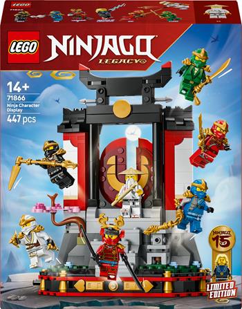 LEGO NINJAGO (71866). Display personaggi Ninja  15° anniversario  LEGO 2026 | Libraccio.it