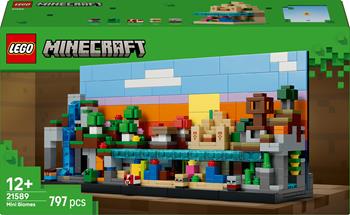 LEGO Minecraft (21589). Mini-biomi  LEGO 2025 | Libraccio.it