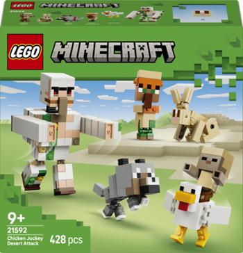 LEGO Minecraft (21592). Attacco nel deserto del fantino di polli  LEGO 2026 | Libraccio.it