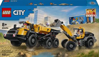 LEGO City (60494). Camion ribaltabile e pala meccanica  LEGO 2026 | Libraccio.it
