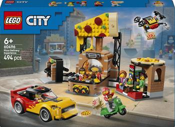 LEGO City (60496). Centro di consegna pizze con veicoli  LEGO 2026 | Libraccio.it