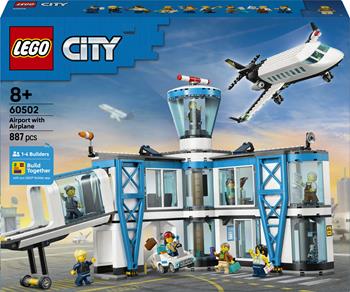 LEGO My City (60502). Aeroporto con aereo  LEGO 2025 | Libraccio.it