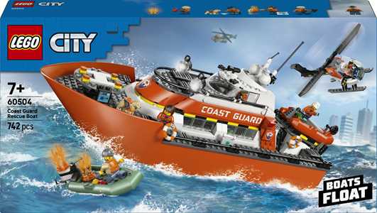 LEGO City Exploration (60504). Motoscafo di soccorso ed elicotter...